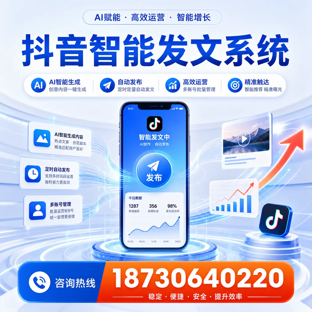 如何通过抖音智能发文系统提升 儋州 企业的市场竞争力